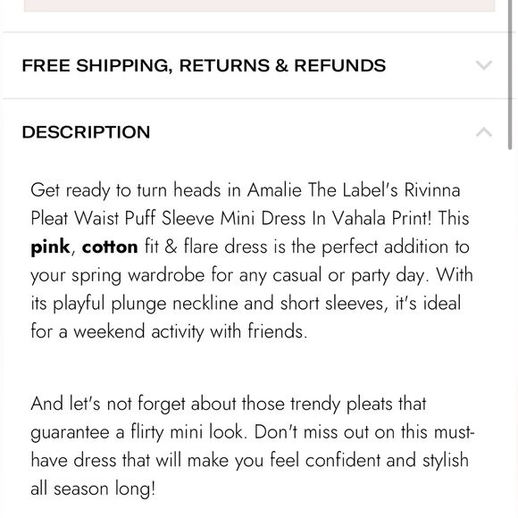 Amalie The Label Rivinna Dress - Picture 6 of 6